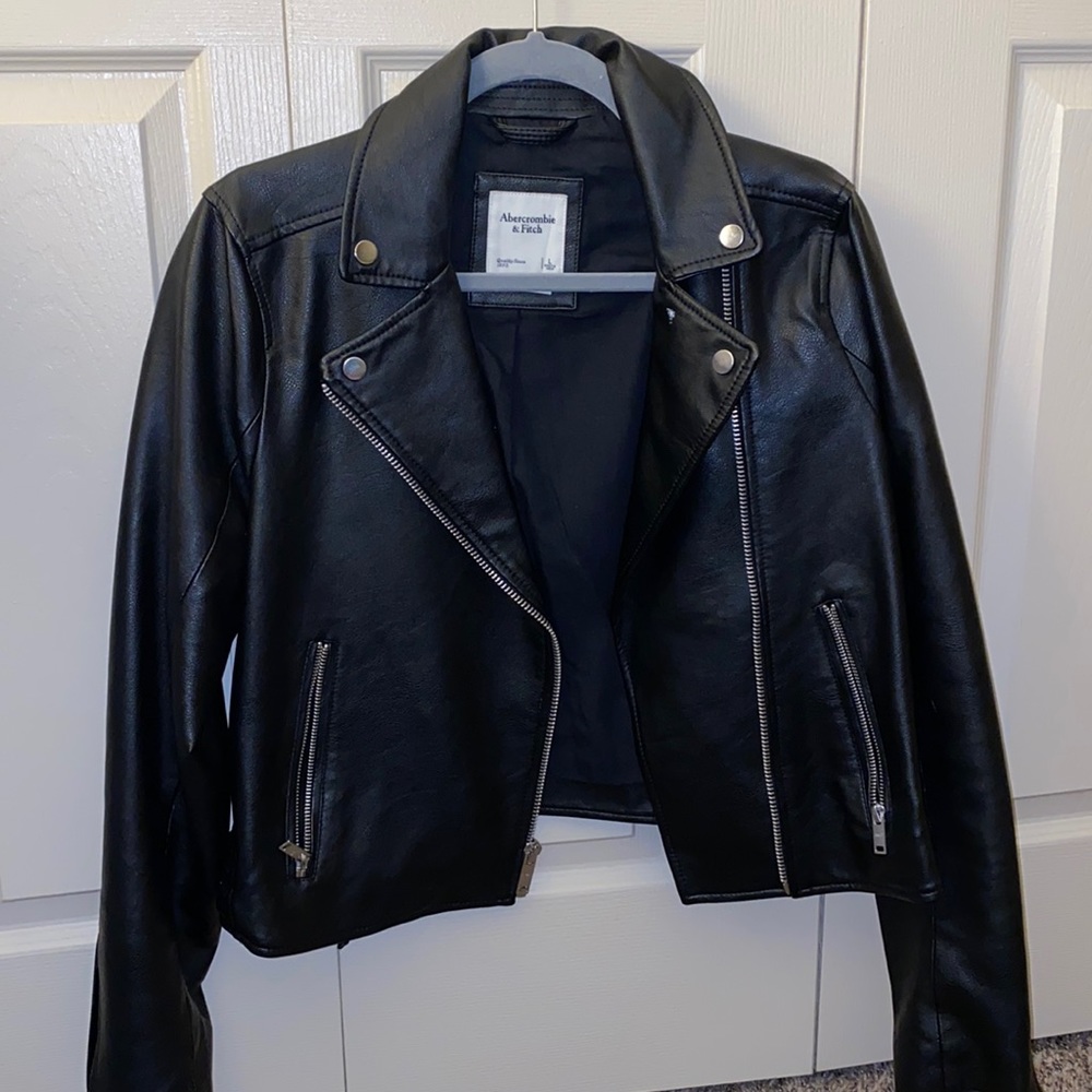 Abercombie and Fitch Leather Jacket